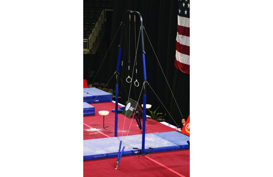 Fixed Strap - Wood - Spring-Loaded Adj. Swivel Assembly-Pair