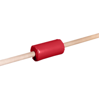 Red Junior Bar Pad on bar